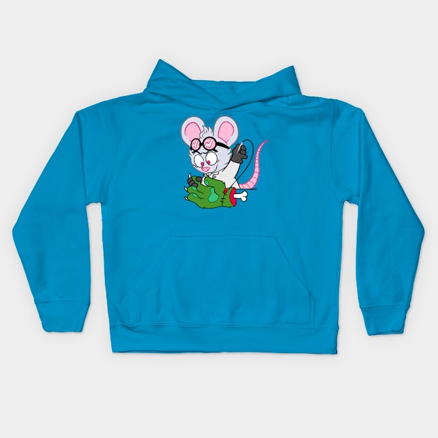 Dr Catnip at work Kids Hoodie by Get A Klu Comics